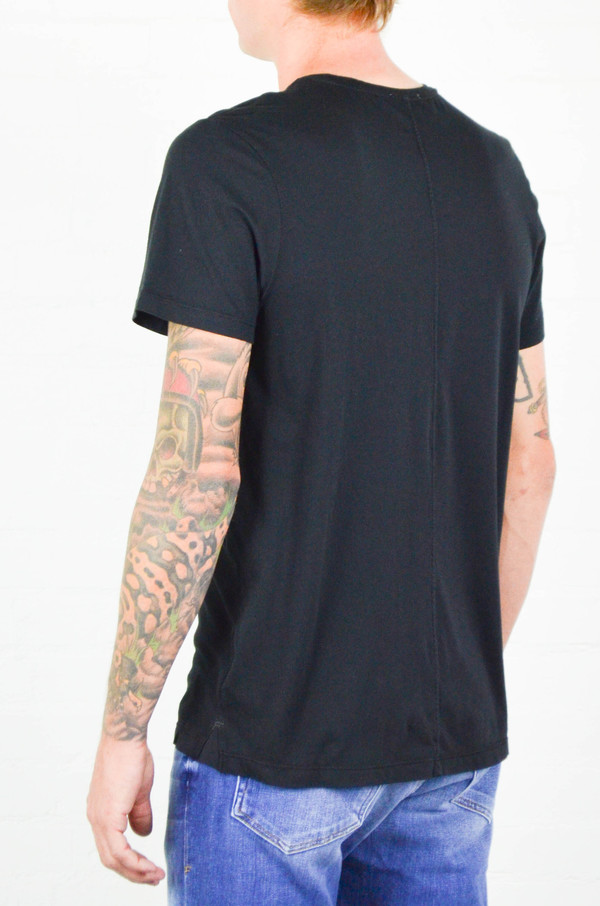Men's FRAME Denim FRAME Black Classic Crew Neck Tee Men's FRAME Denim FRAME Black Classic Crew Neck Tee