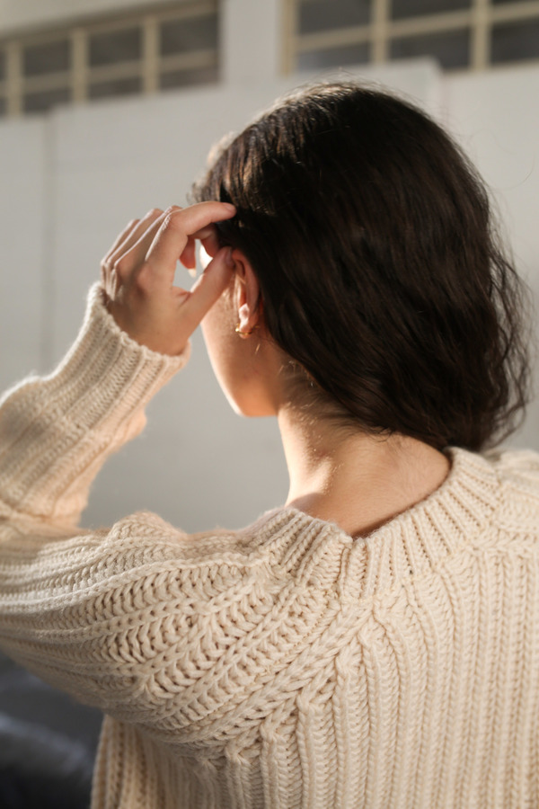Objects Without Meaning Rib Sweater, Oat Objects Without Meaning Rib Sweater, Oat