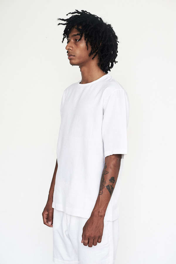 Men's Neuba Renu Mid T-Shirt - White Men's Neuba Renu Mid T-Shirt - White