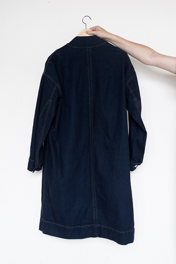 Eckhaus Latta Denim Flasher Coat Eckhaus Latta Denim Flasher Coat