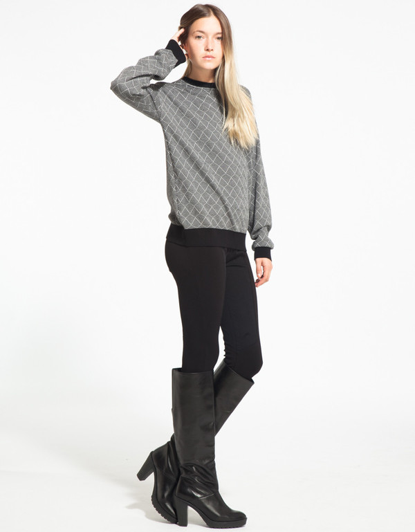 MARKOO SARAH BLACK SEAM PANT MARKOO SARAH BLACK SEAM PANT