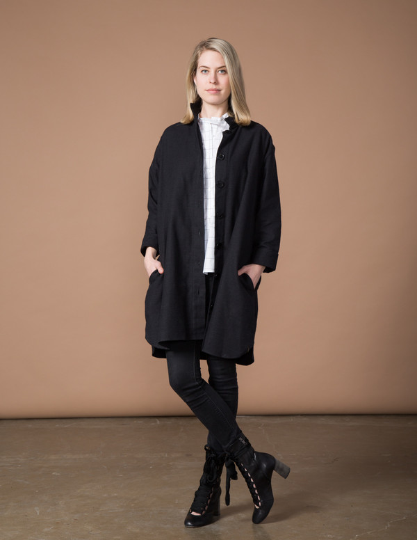 SBJ Austin Stacey Dress - Black Japanese Woven SBJ Austin Stacey Dress - Black Japanese Woven