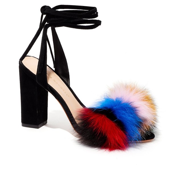 LOEFFLER RANDALL Nicolette Fur Sandal LOEFFLER RANDALL Nicolette Fur Sandal