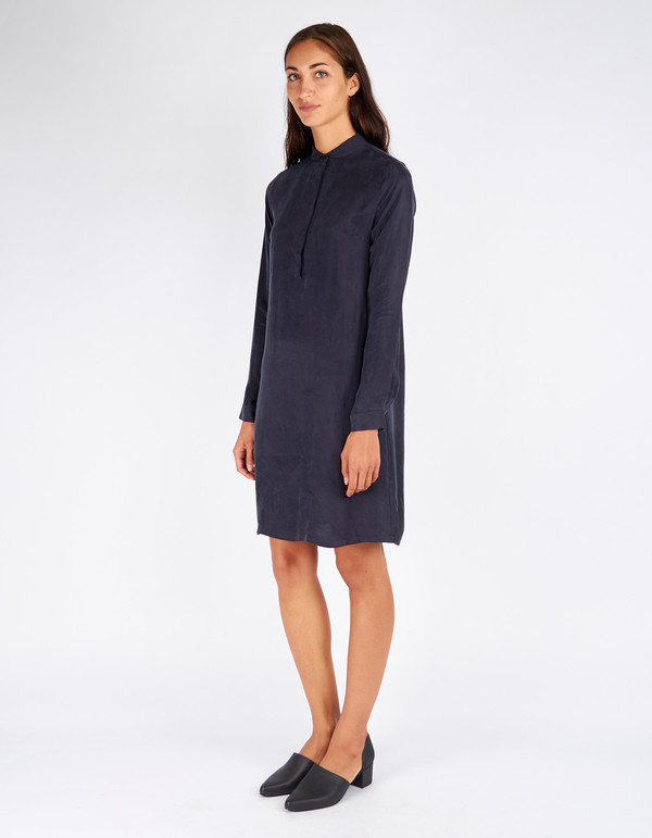 Just Female Gala Long Shirt Dress Dress Blue Just Female Gala Long Shirt Dress Dress Blue