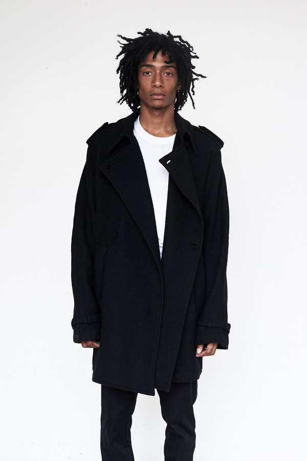 Unisex Assembly New York Wool/Linen Oslo Baggy Trench Unisex Assembly New York Wool/Linen Oslo Baggy Trench