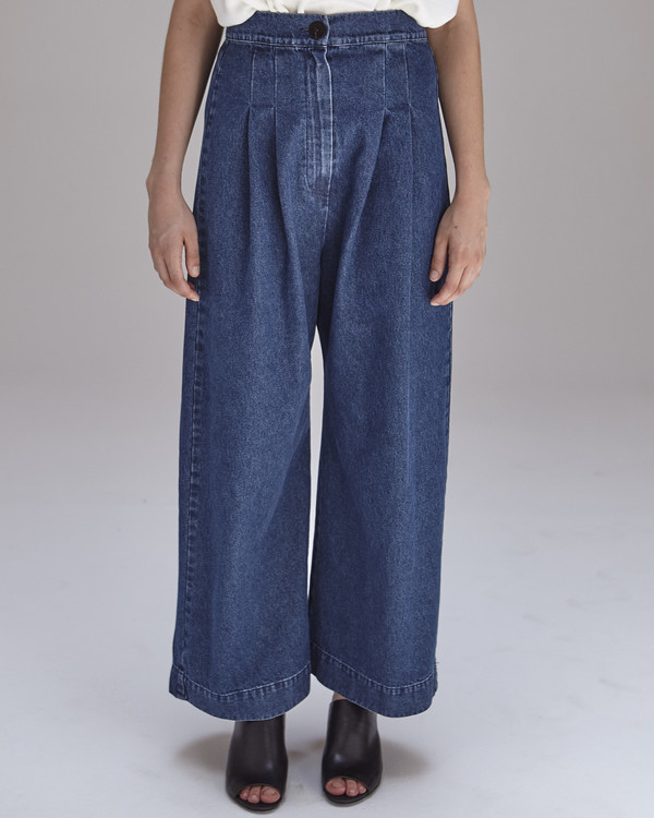 Ilana Kohn Boyd Pants in Denim Ilana Kohn Boyd Pants in Denim