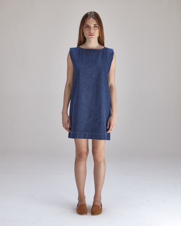 Ilana Kohn Kate Mini Dress in Denim Ilana Kohn Kate Mini Dress in Denim