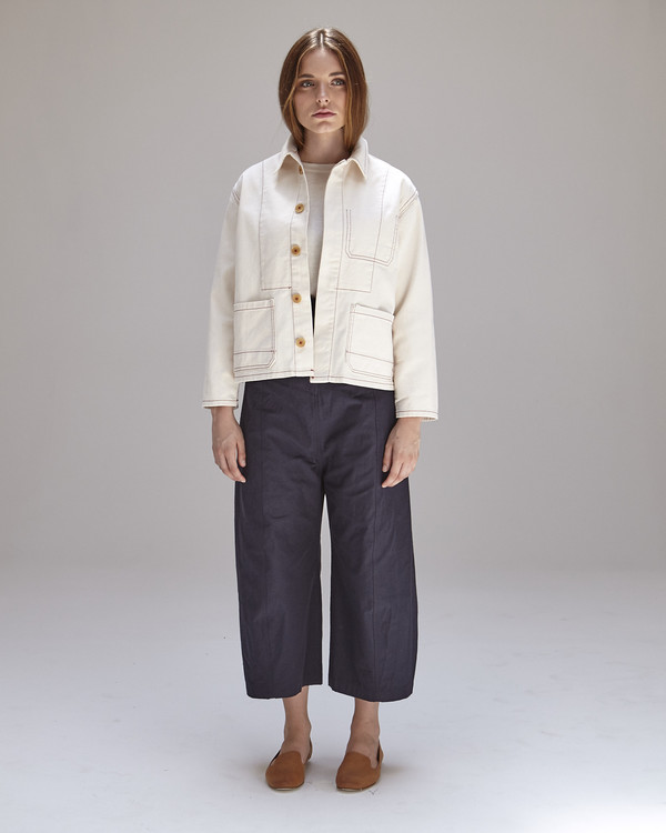 Caron Callahan Krasner Jacket in Ivory Caron Callahan Krasner Jacket in Ivory