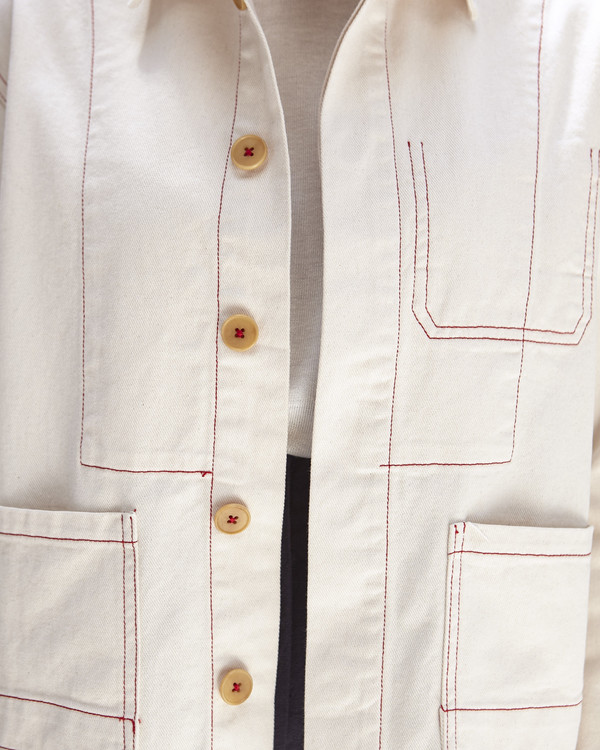Caron Callahan Krasner Jacket in Ivory Caron Callahan Krasner Jacket in Ivory