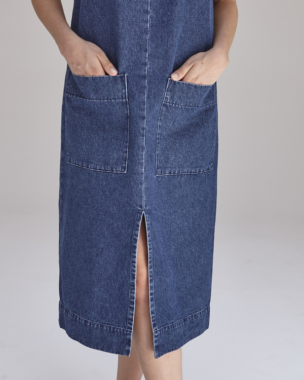 Ilana Kohn Lilly Dress in Denim Ilana Kohn Lilly Dress in Denim