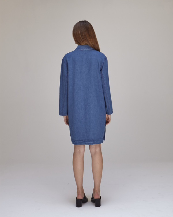 Caron Callahan William Dress in Indigo Caron Callahan William Dress in Indigo