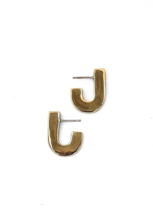 Tiro Tiro Juxta Earrings Brass Tiro Tiro Juxta Earrings Brass