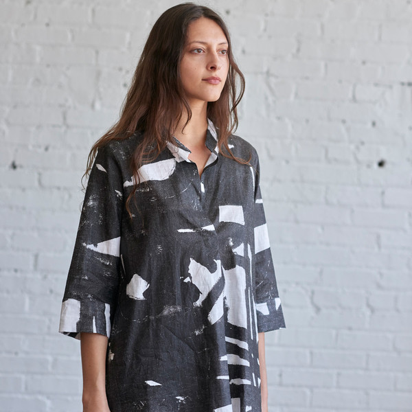 Language of the Birds Nehru Tunic Westbeth Language of the Birds Nehru Tunic Westbeth