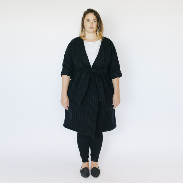 HDH Plus: Striped Tara Jacket HDH Plus: Striped Tara Jacket