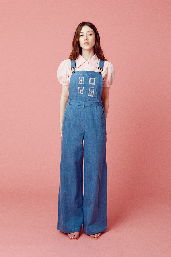 Samantha Pleet Home Sweet Home Overalls - Ultramarine Samantha Pleet Home Sweet Home Overalls - Ultramarine