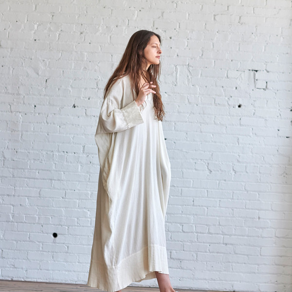 Black Crane Kaftan Dress Black Crane Kaftan Dress