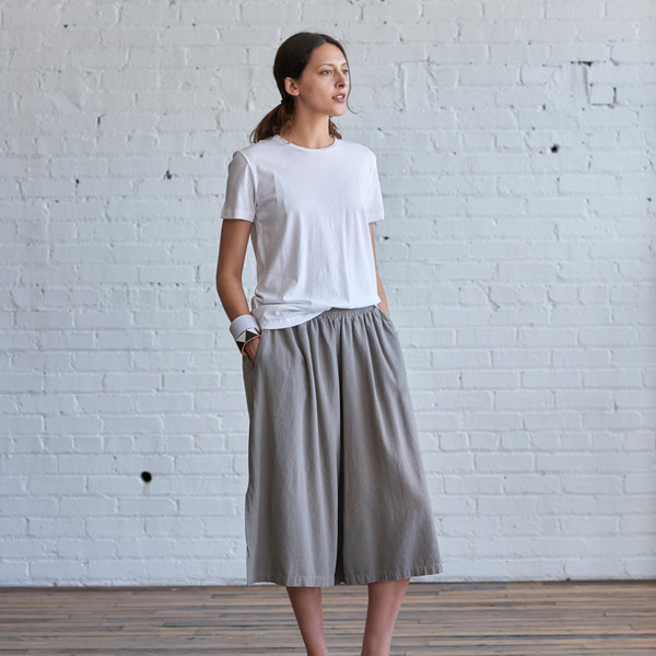 Black Crane Slit Wide Culotte Black Crane Slit Wide Culotte