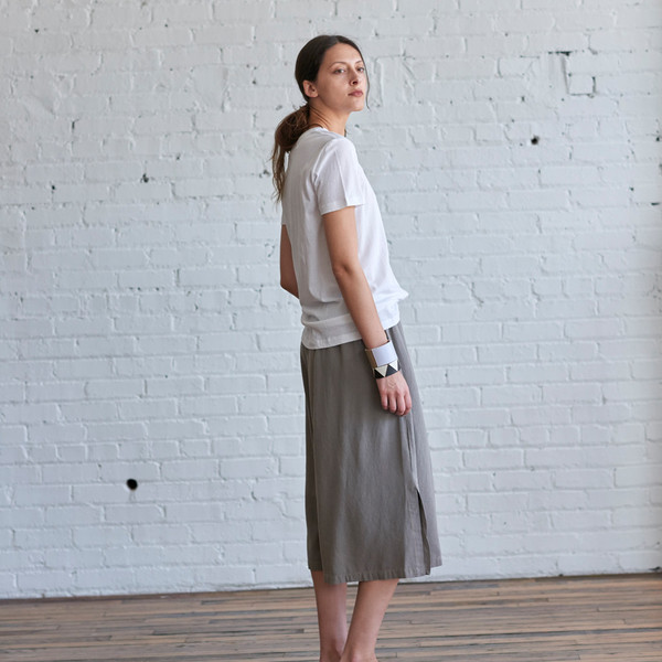 Black Crane Slit Wide Culotte Black Crane Slit Wide Culotte
