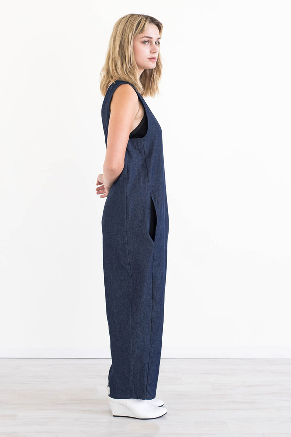 REIFhaus Lou Jumpsuit in Indigo Denim REIFhaus Lou Jumpsuit in Indigo Denim