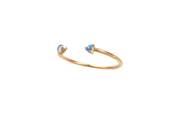 WWAKE Two-Step Opal Ring WWAKE Two-Step Opal Ring