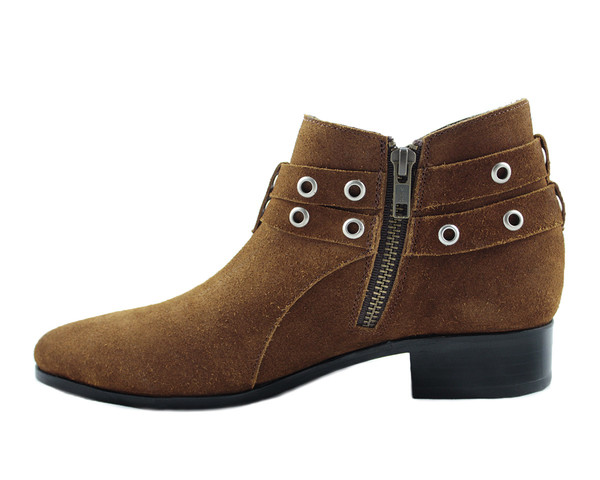 Cartel Footwear AW16 Double Strap Bootie - Salto Suede Cartel Footwear AW16 Double Strap Bootie - Salto Suede