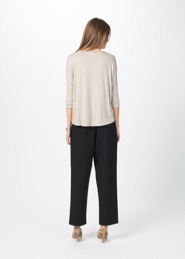 Organic by John Patrick Slim Sleeve Viscose Tee Organic by John Patrick Slim Sleeve Viscose Tee