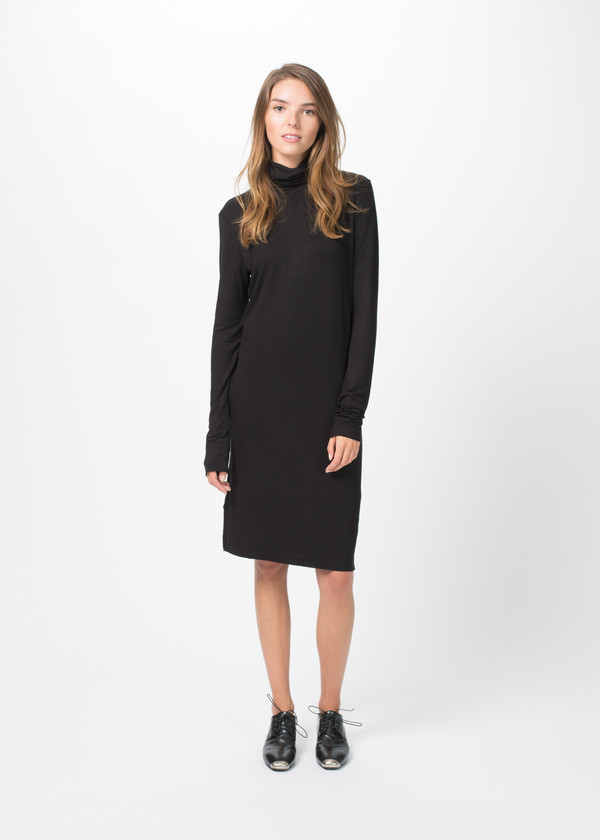 Organic by John Patrick Viscose Turtleneck Dress Organic by John Patrick Viscose Turtleneck Dress
