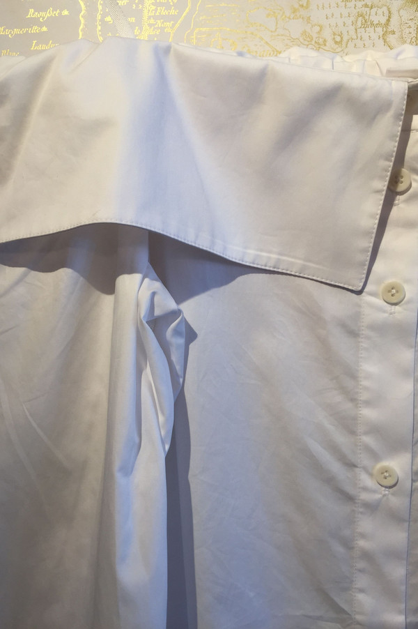 Tibi Cotton poplin off the shoulder shirt Tibi Cotton poplin off the shoulder shirt