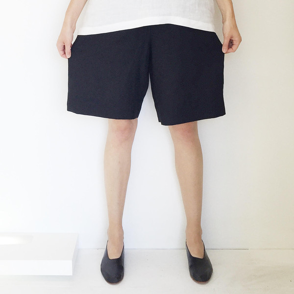 Johan b Black Linen Dress Short Johan b Black Linen Dress Short
