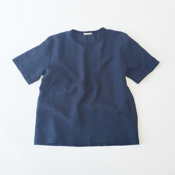 Johan b Navy Linen T-shirt Johan b Navy Linen T-shirt