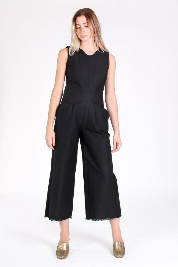 Delfina Balda Atenea jumpsuit in black Delfina Balda Atenea jumpsuit in black