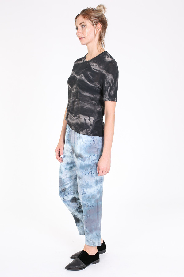 Raquel Allegra Boxy tee in black Raquel Allegra Boxy tee in black