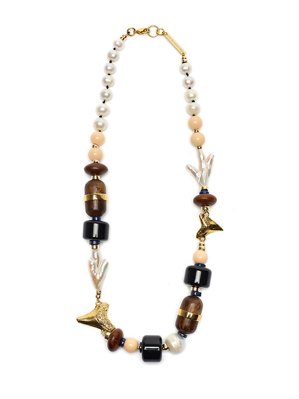 LIZZIE FORTUNATO - PACIFIC SINGLE STRAND NECKLACE LIZZIE FORTUNATO - PACIFIC SINGLE STRAND NECKLACE