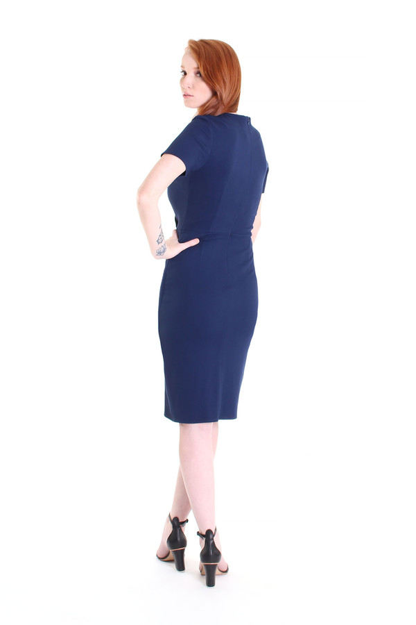 Obakki Corbett dress in dark blue Obakki Corbett dress in dark blue