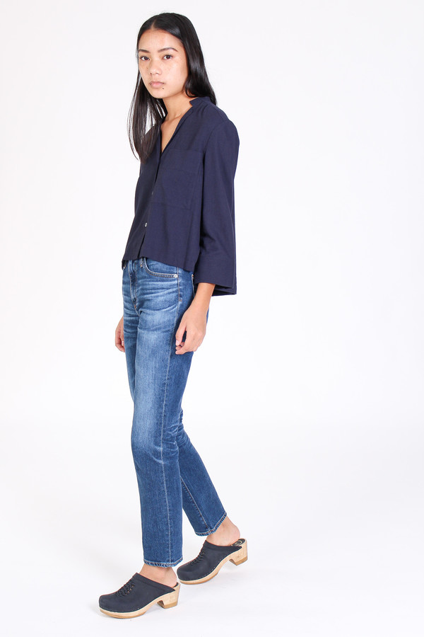 Steven Alan Helen shirt in navy Steven Alan Helen shirt in navy
