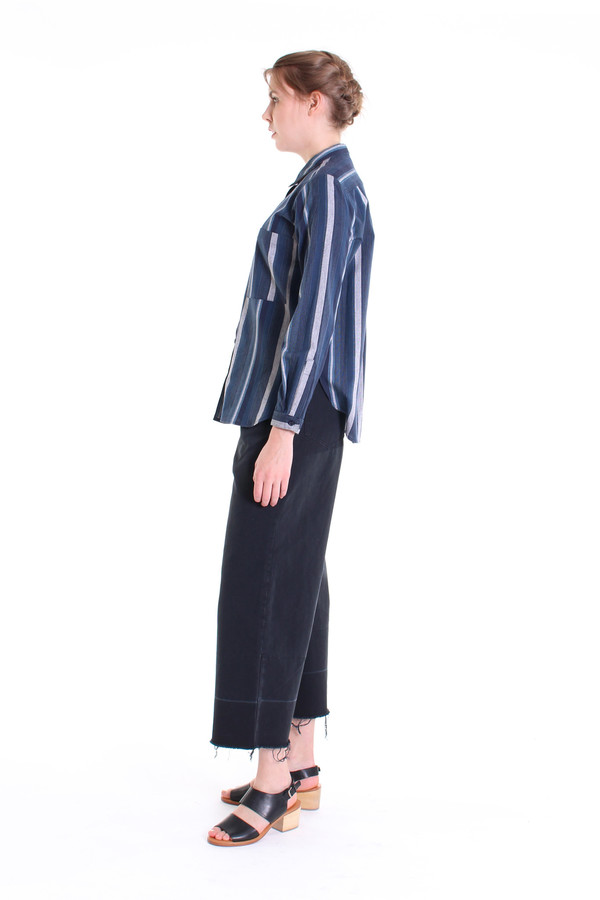 SBJ Austin Jane top in indigo stripe SBJ Austin Jane top in indigo stripe