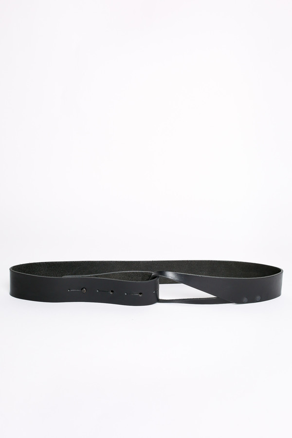 Map of Days Loop belt in black Map of Days Loop belt in black