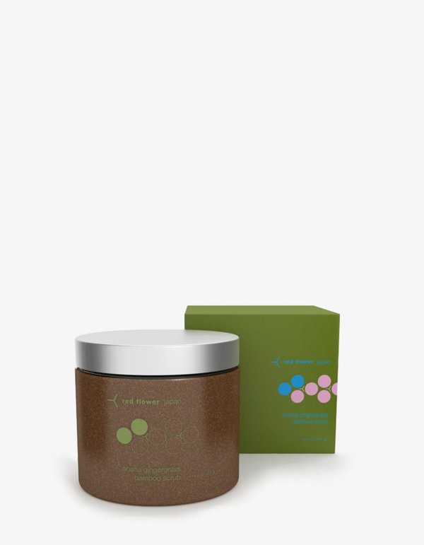 Red Flower Ohana gingergrass bamboo scrub Red Flower Ohana gingergrass bamboo scrub