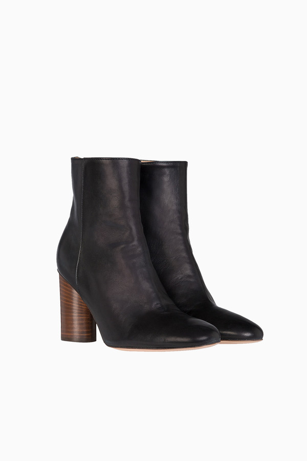 Jerome Dreyfuss Patricia heeled boot in black Jerome Dreyfuss Patricia heeled boot in black