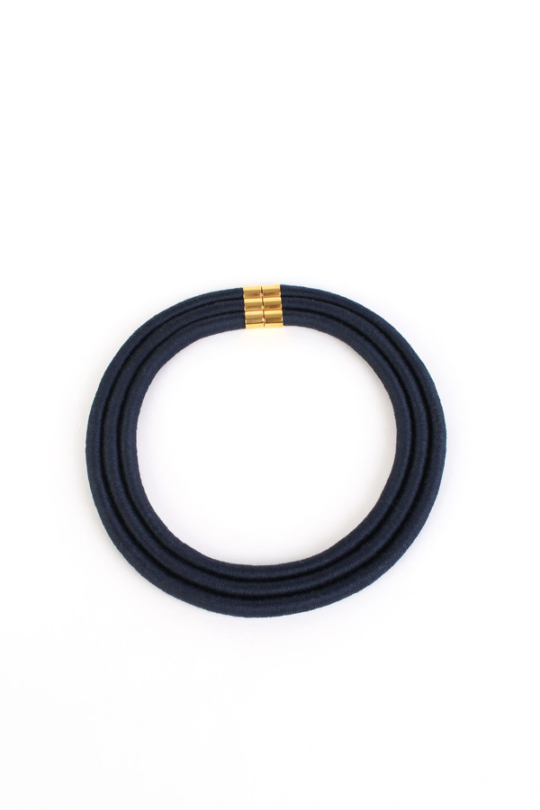 Eleanor Bolton Pharoah necklace in navy Eleanor Bolton Pharoah necklace in navy
