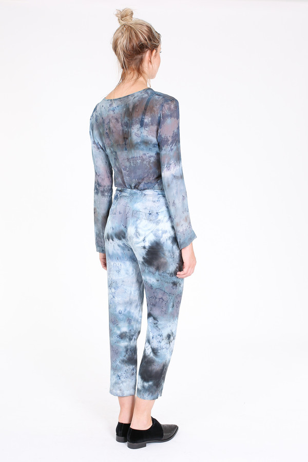 Raquel Allegra Relaxed pant in midnight Raquel Allegra Relaxed pant in midnight