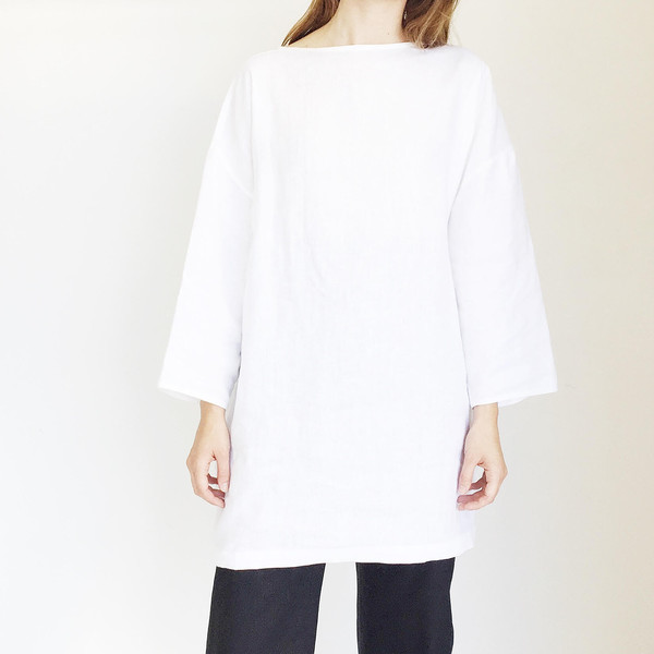 LLOYD White Linen Tunic LLOYD White Linen Tunic