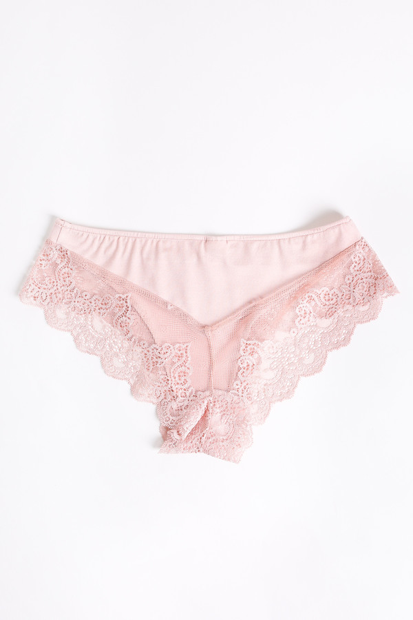 Only Hearts So fine hipster with lace back in nudie Only Hearts So fine hipster with lace back in nudie