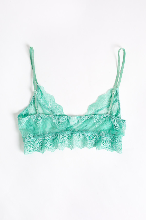 Only Hearts So fine lace bralette in minty Only Hearts So fine lace bralette in minty