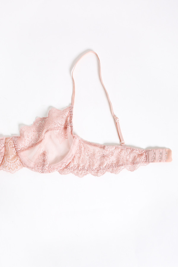 Only Hearts So fine lace underwire bra in nudie Only Hearts So fine lace underwire bra in nudie