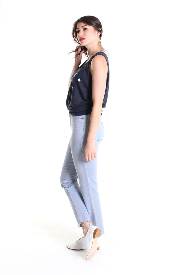 Chinti and Parker Star print tank in navy Chinti and Parker Star print tank in navy