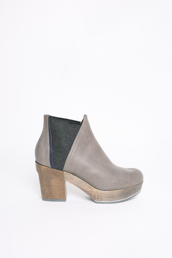 Coclico Trixie platform clog boot in ball gray Coclico Trixie platform clog boot in ball gray