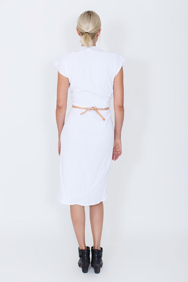 Vision Dress in Cotton Gauze - White Vision Dress in Cotton Gauze - White