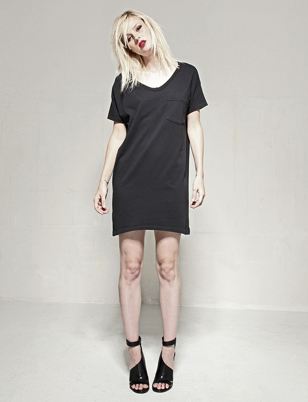 Skargorn #60 Tee Dress, Black Wash Skargorn #60 Tee Dress, Black Wash
