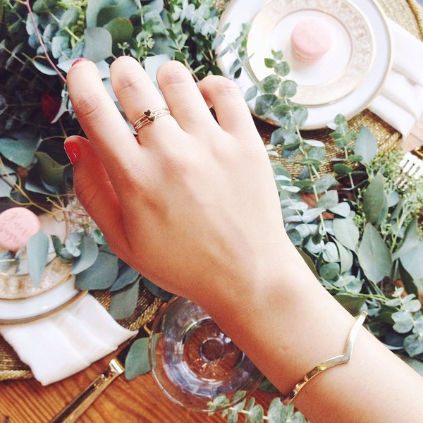 Catbird Heart Ring, 14K Yellow Gold Catbird Heart Ring, 14K Yellow Gold